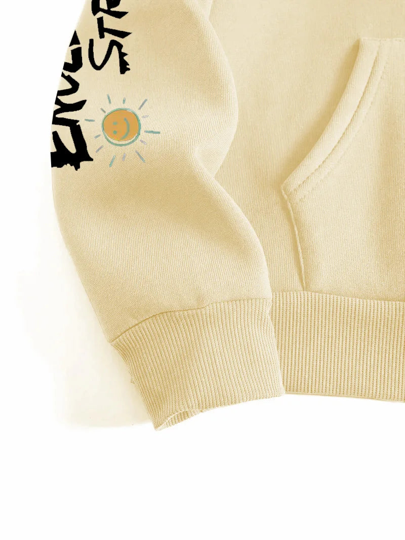 Plus Size 1XL-4XL Women's Printed Hoodie Extra Large Hoody Fashion Loose Clothing Comfortable Sweatshirt Women's