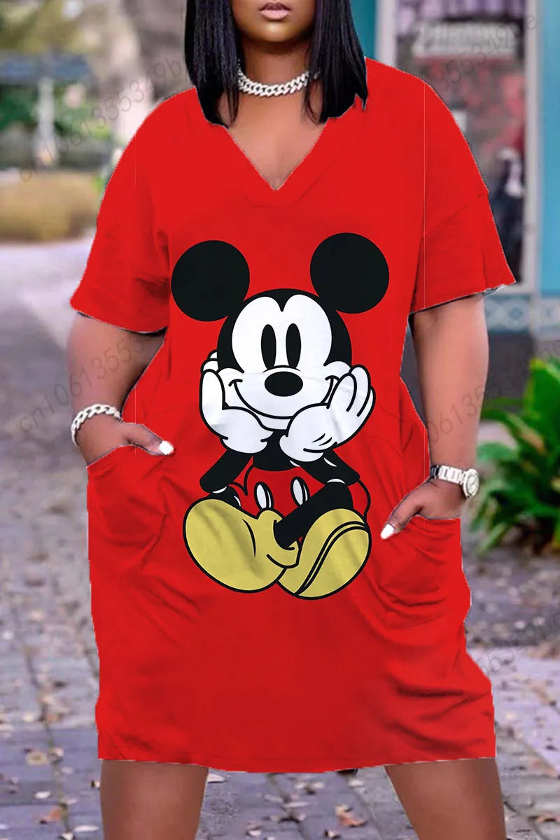 Elegant Long Dresses for Women Clothing Dress Plus Size Women Disney Long Summer Dresses Woman 2024 Women's Clothing Large Chic